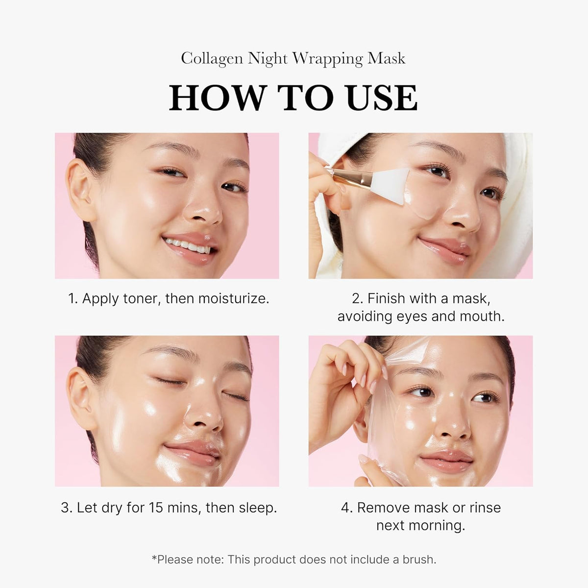 🌸Final 6 Hours: 60% OFF Collagen Overnight Wrapping Peel Off Facial Mask Pack