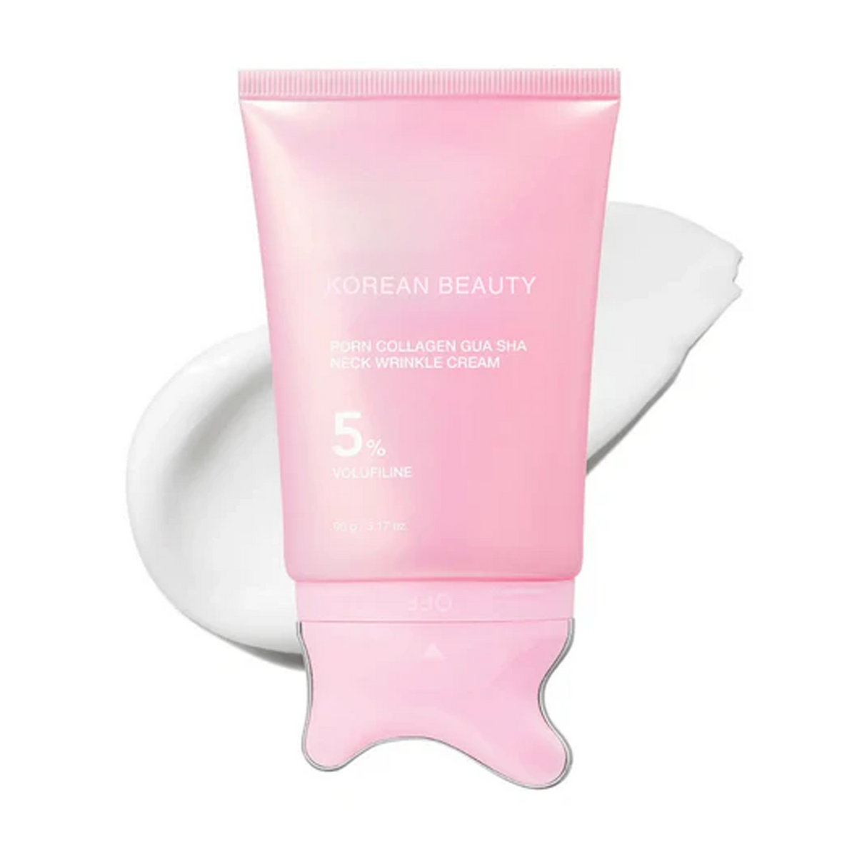 🔥 5-Min Neck Lift Cream – PDRN Collagen Gua Sha, Firms Turkey Neck & Jawline