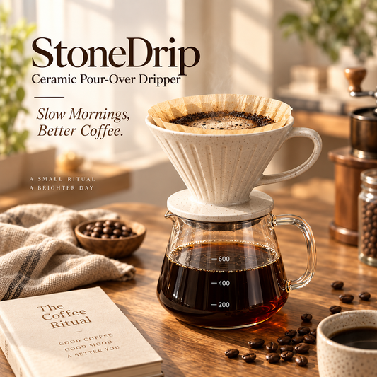 StoneDrip Ceramic Pour-Over Dripper