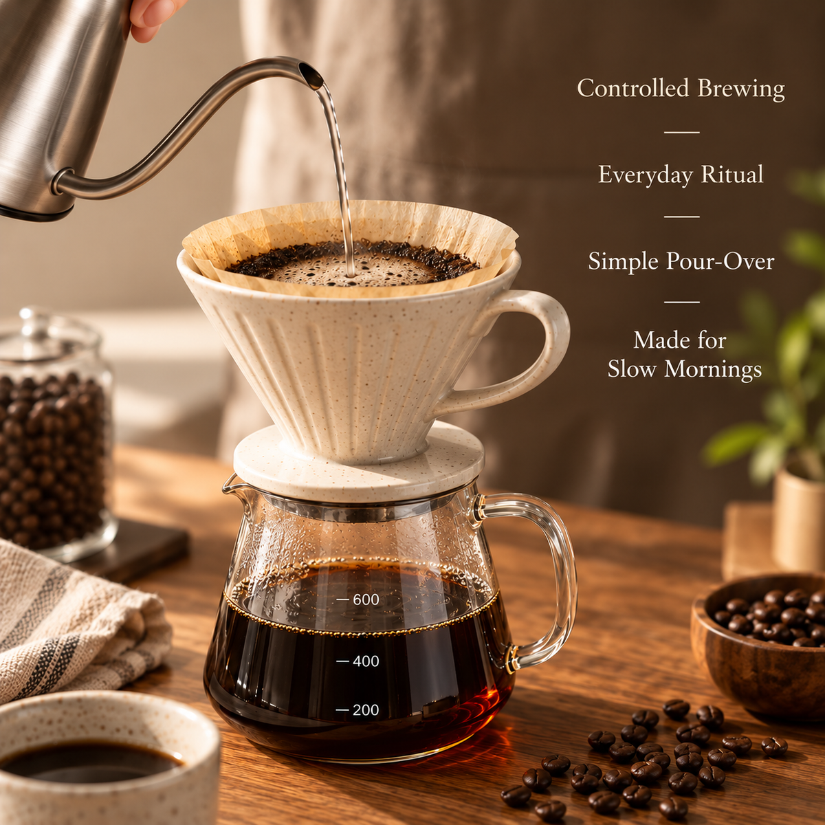 StoneDrip Ceramic Pour-Over Dripper