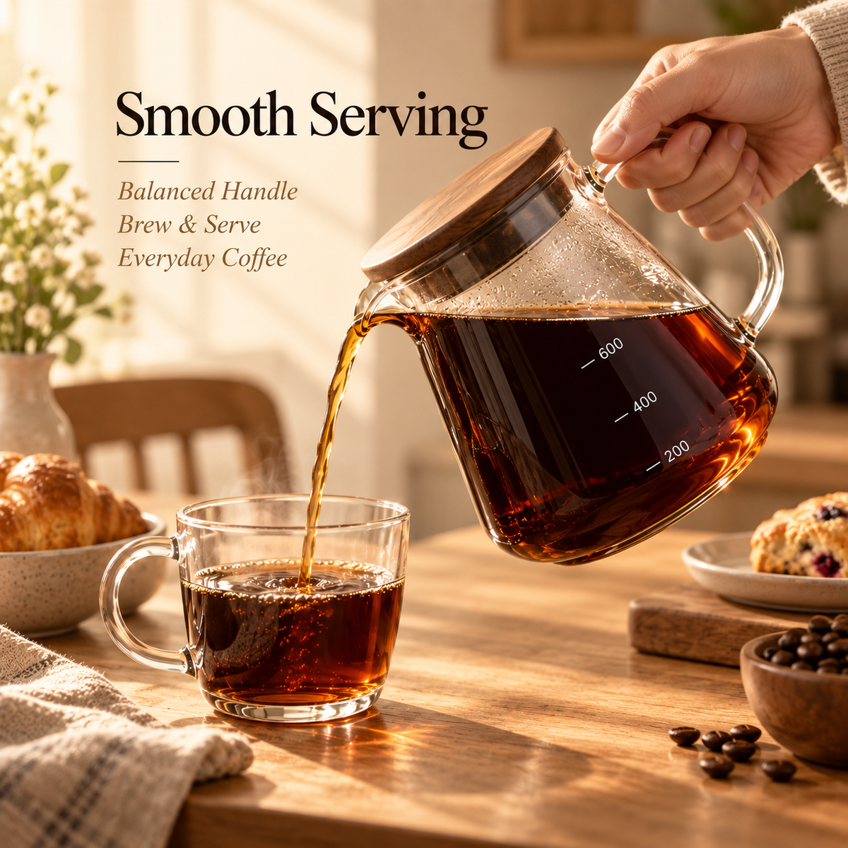 ClearBrew Glass Coffee Server