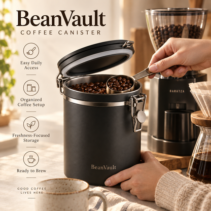 BeanVault Coffee Canister