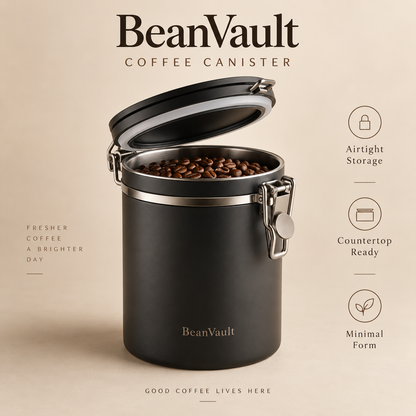 BeanVault Coffee Canister