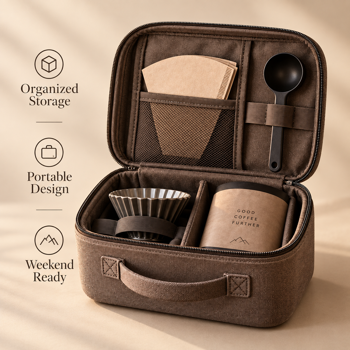 BrewCase Travel Coffee Kit