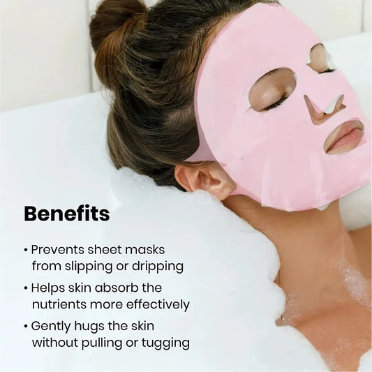 3D Silicone Face Mask Women Skin Care Moisturizing Lifting Firming Anti Wrinkle Reusable Gel Sheet Mask Facial Skin Care Tool
