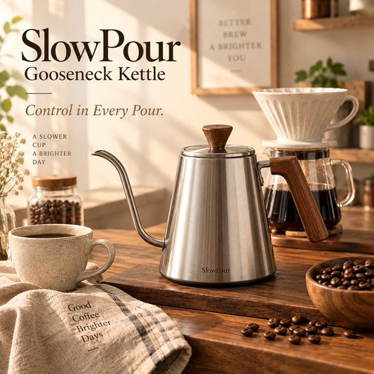 SlowPour Gooseneck Kettle