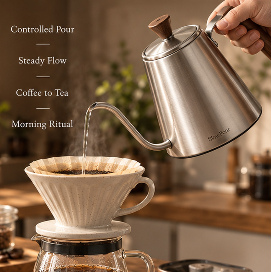 SlowPour Gooseneck Kettle